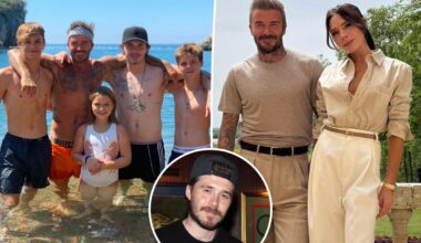 David and Victoria Beckham use Father's Day to make another public plea to estranged son Brooklyn