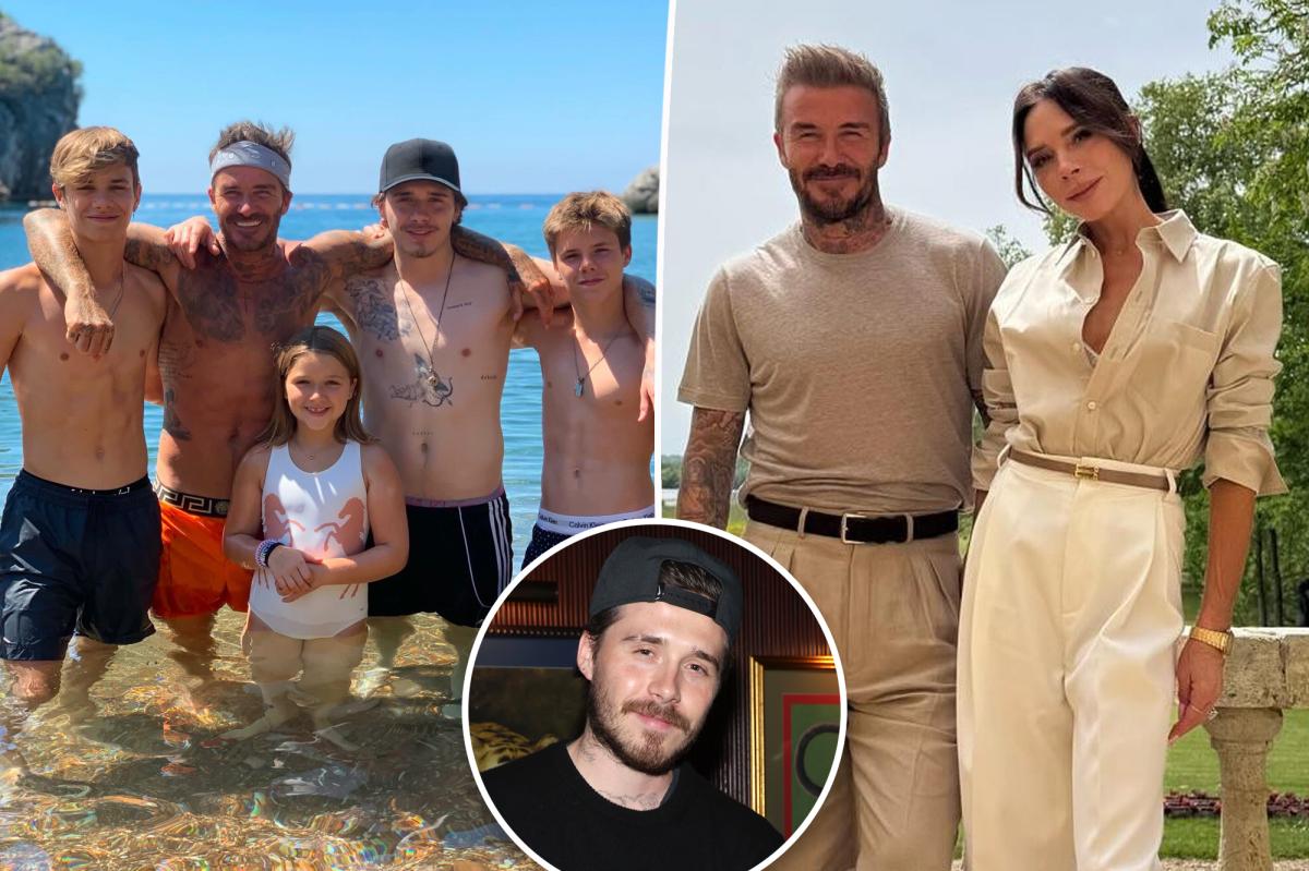David and Victoria Beckham use Father's Day to make another public plea to estranged son Brooklyn