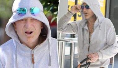 Mickey Rourke shows off missing teeth after being evicted from LA home