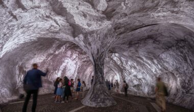 'French Banksy' Transforms a Paris Bridge Into a Cave