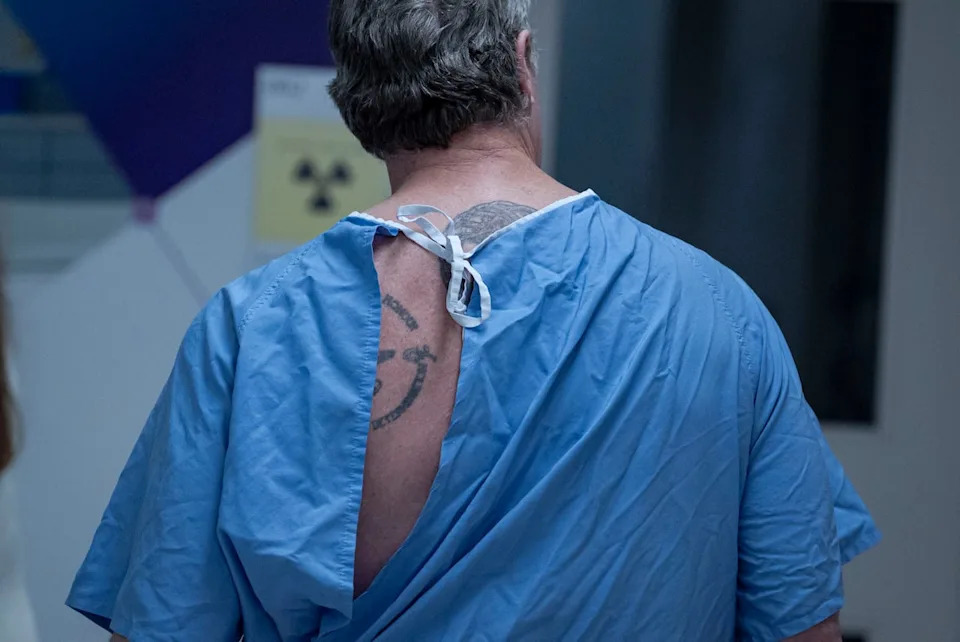 On Jan. 23, Brendan Hynes dons a hospital gown and awaits his MRI, which will provide a map of his brain to researchers at the Centre for Addiction and Mental Health.