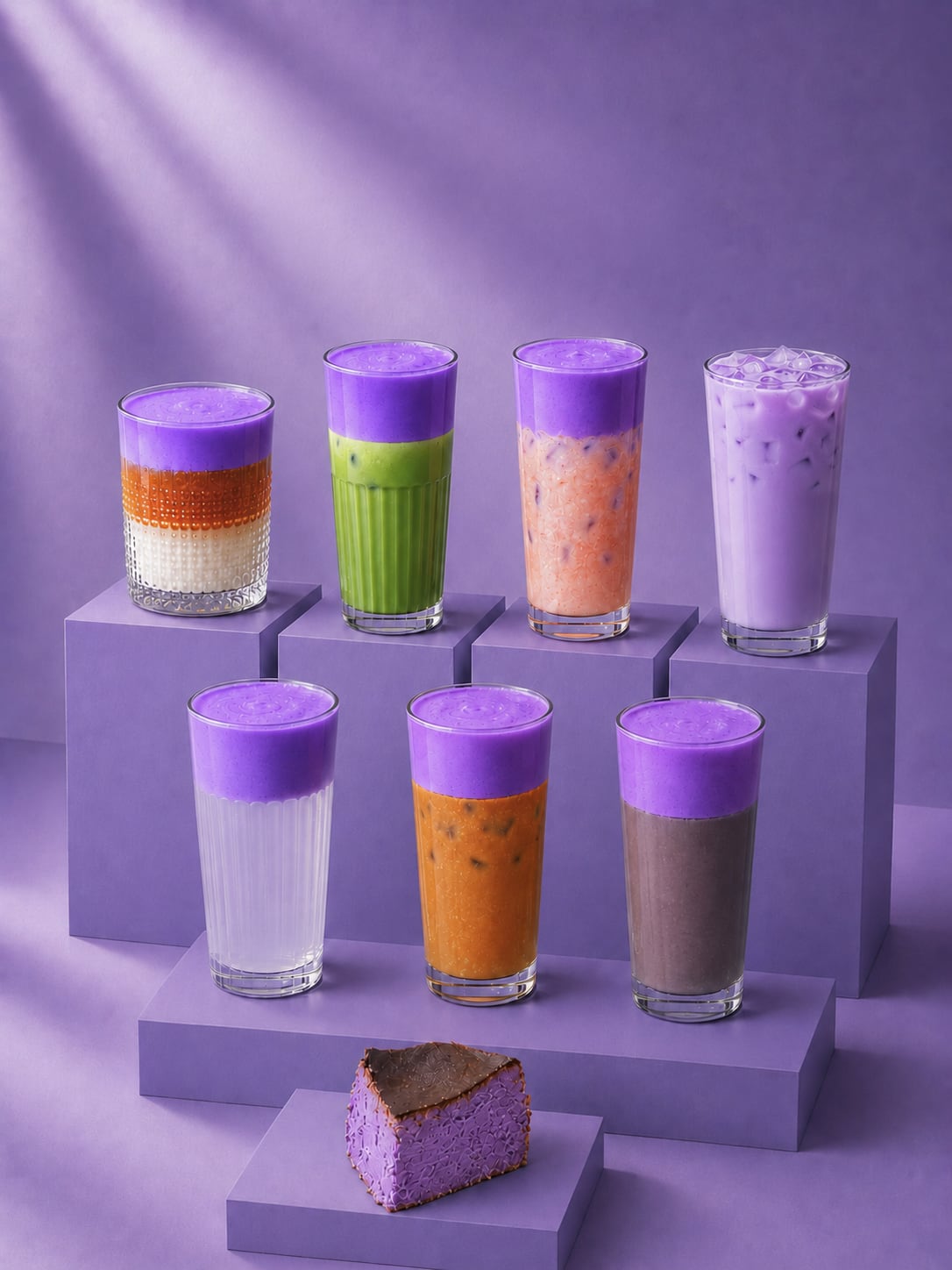 Paul Oh, marketing manager at MIK Coffee and Shop, said the purple ube beverages are popular on Instagram.