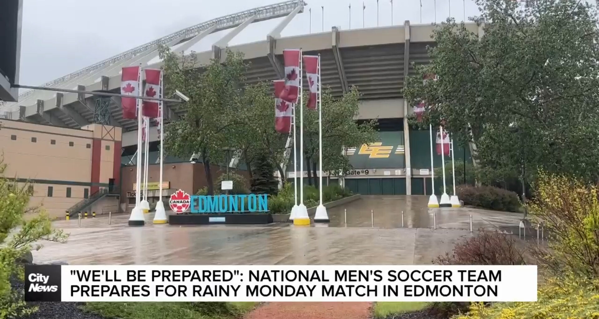 "We'll be prepared": National men's soccer team prepares for rainy Monday match in Edmonton