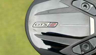 The sole of the Titleist GTS2 fairway wood