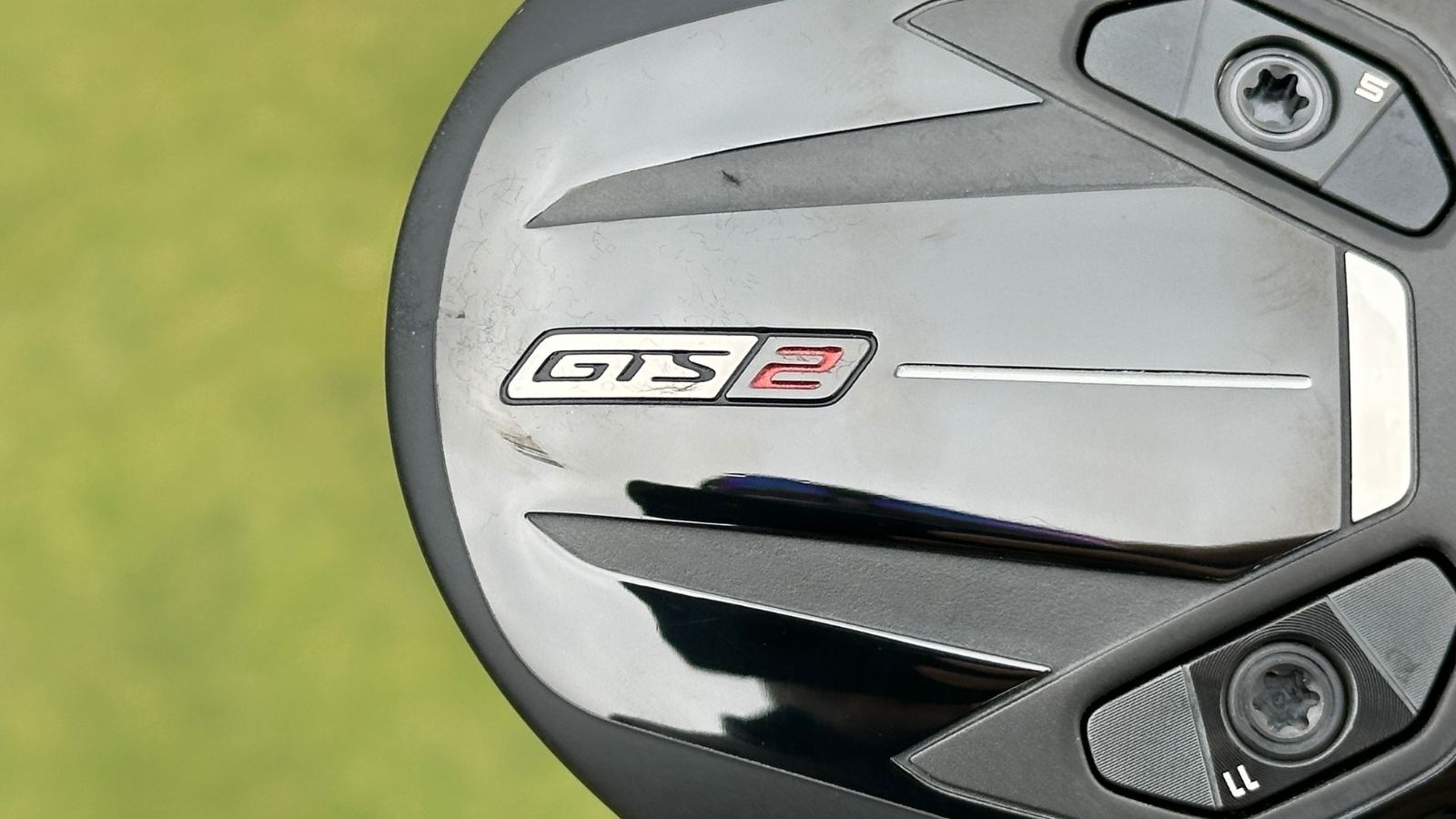 The sole of the Titleist GTS2 fairway wood