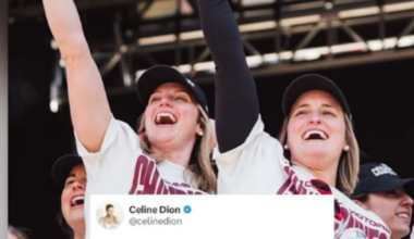 Celine Dion gives shout-out to Montreal Victoire as they celebrate with the Walter Cup - CTV News