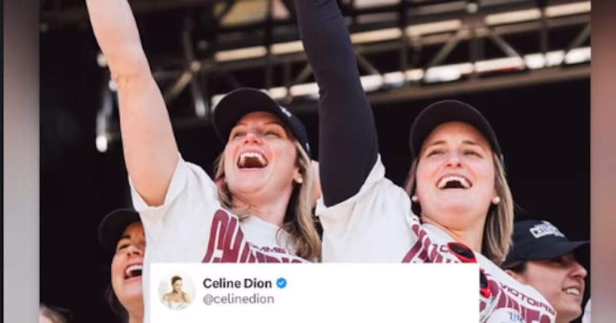 Celine Dion gives shout-out to Montreal Victoire as they celebrate with the Walter Cup - CTV News