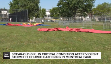 Montreal storm leaves 11 injured, three-year-old in critical condition
