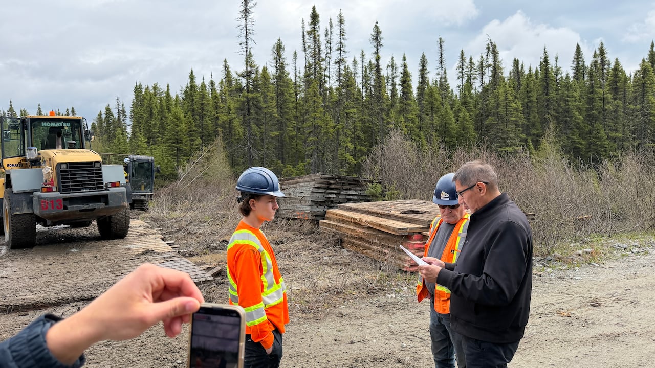 chief and mining company worker