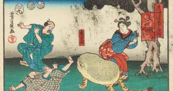 Art exhibition coming to Tokyo this month brings the cute, scary, and weird to ukiyo-e