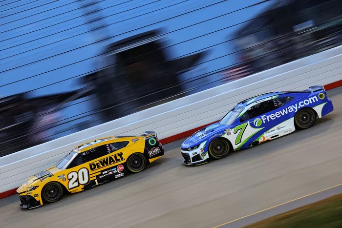Christopher Bell, Joe Gibbs Racing, Daniel Suárez, Spire Motorsports