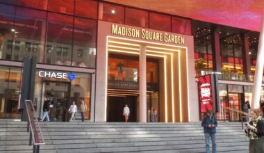 The Subway Entrance by Madison Square Garden in NYC Was Just Painted to Honor the Knicks