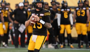 Veteran QB Mitchell chasing third straight 5,000-yard season with Tiger-Cats