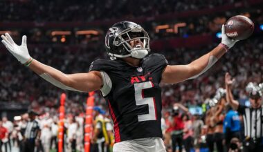 Drake London signs 4-year, $141M deal to become third-highest-paid WR