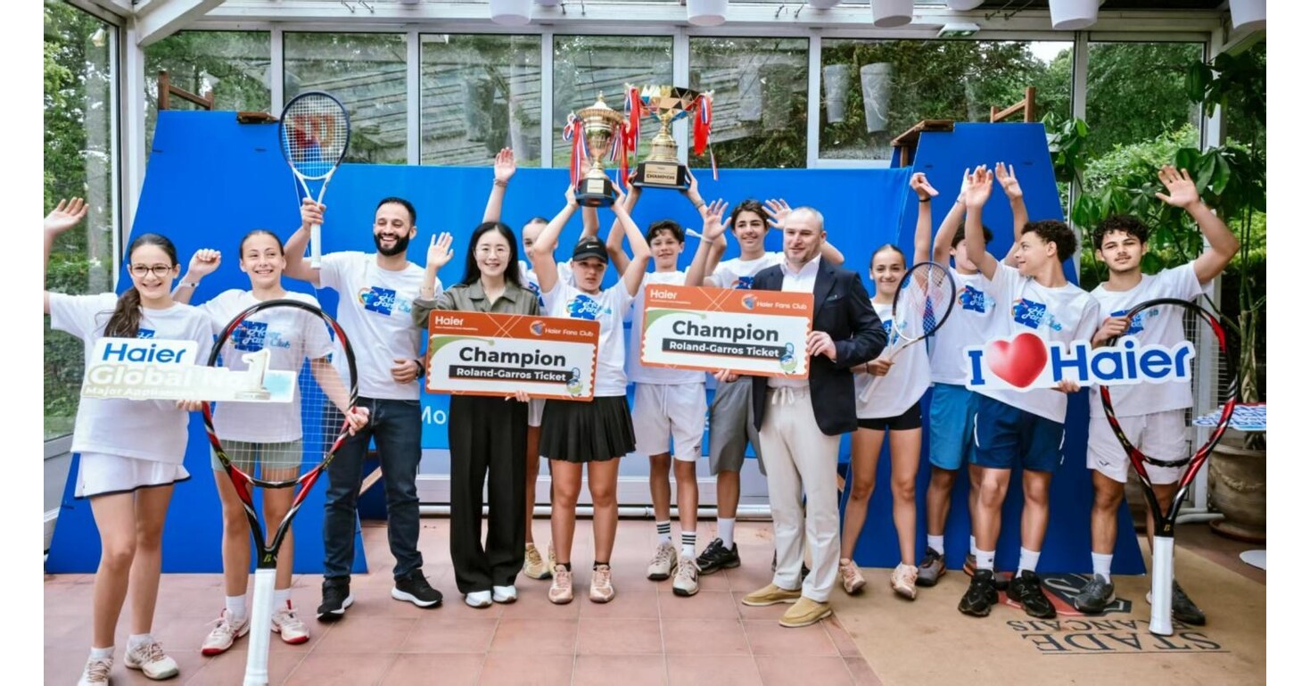 Haier Brings Youth Tennis and Fan Engagement to Roland-Garros 2026 with Clay Court Open and Fans Club Event