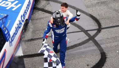 Kyle Busch's son returns to racing hours after dad's memorial service