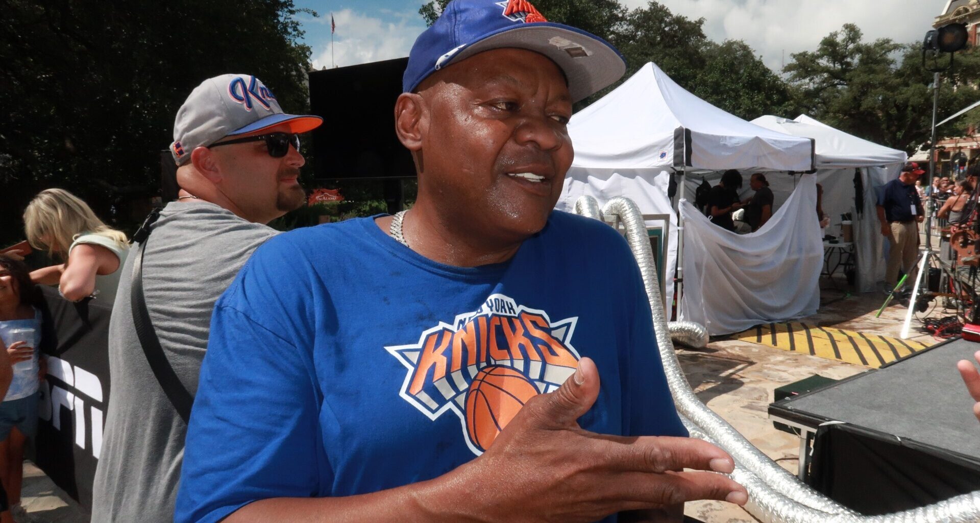 ESPN’s ‘First Take’ draws Spurs, Knicks fans to Alamo Plaza