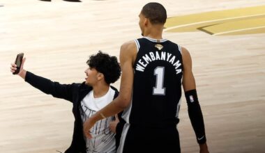 NBA bans pair of fans for life after one attempted on-court selfie with Wembanyama during Game 1