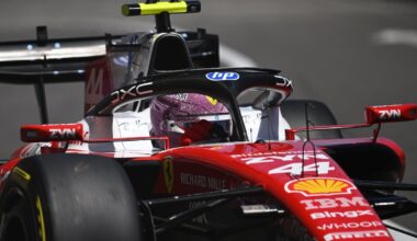Lewis Hamilton divides F1 fans with sparkly pink Ferrari helmet at Monaco GP