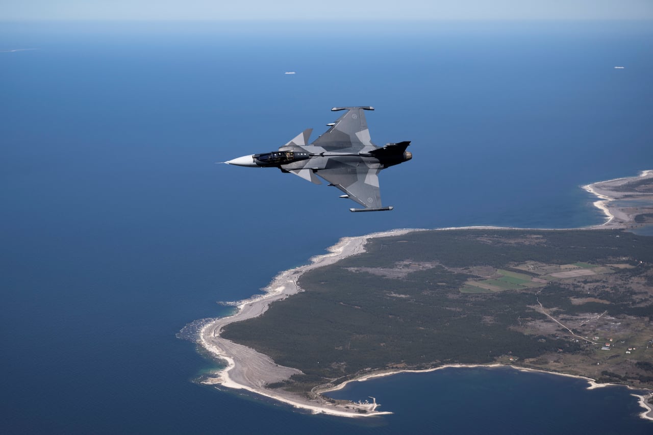 Sweden's jet fighter JAS 39 Gripen-E