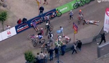 Oliver of Modern Adventure wins crash-marred Wallonia stage