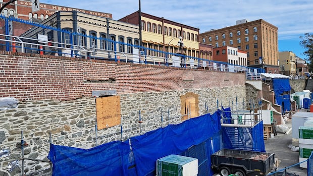 Artifacts of Victoria's past discovered by crews in sealed compartment beneath street