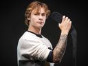 Gavin McKenna poses for a portrait during the 2026 NHL Scouting Combine at Harborcenter on June 4, 2026 in Buffalo.