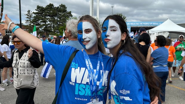 Tens of thousands take part in Israel solidarity walk amid tight security, Toronto police arrest 4