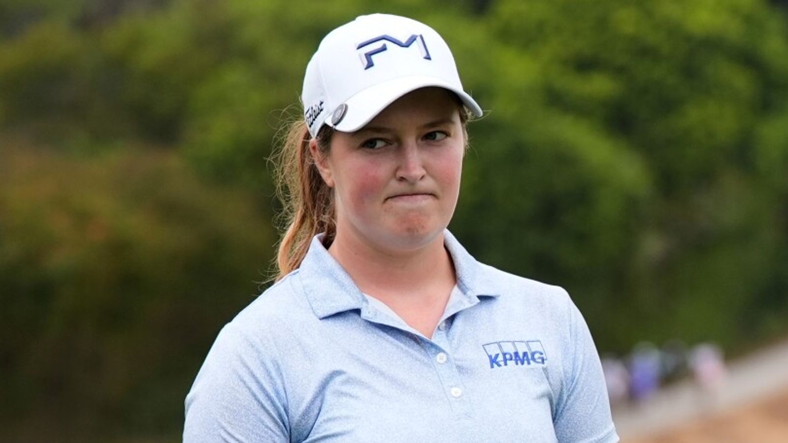 Lottie Woad was penalised for the infringement during her third round at the US Women's Open