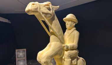 Calgary cowboy butter sculpture highlights how power melts away over time