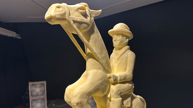 Calgary cowboy butter sculpture highlights how power melts away over time