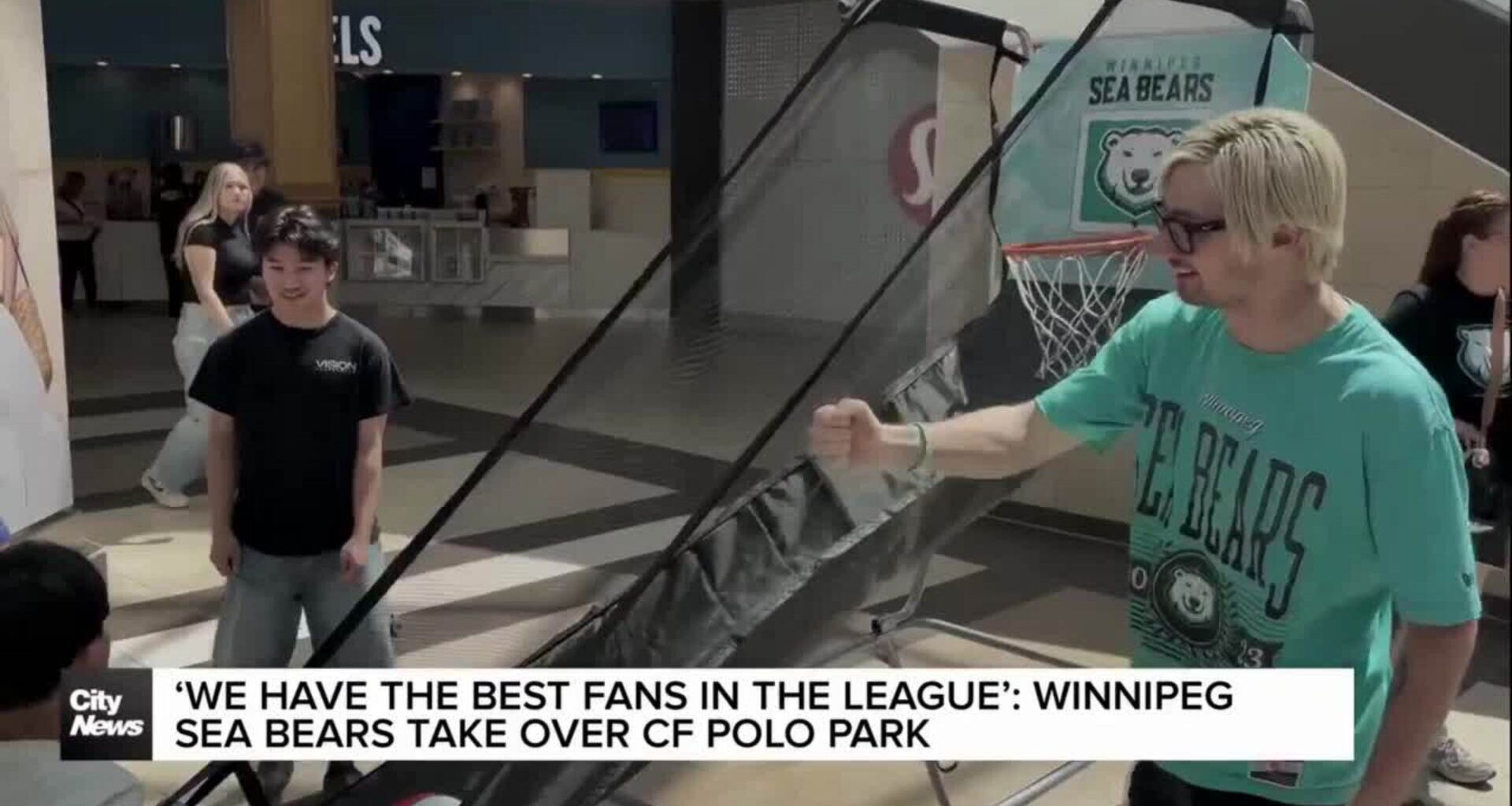 “We have the best fans in the league” Winnipeg Sea Bears takeover CF Polo Park