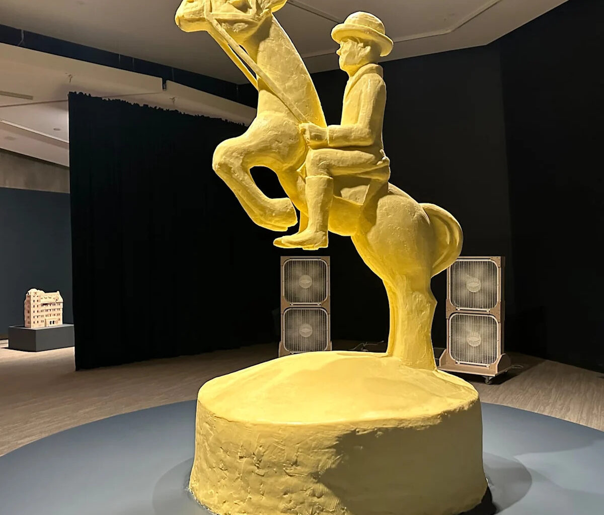 Calgary cowboy butter sculpture highlights how power melts away over time