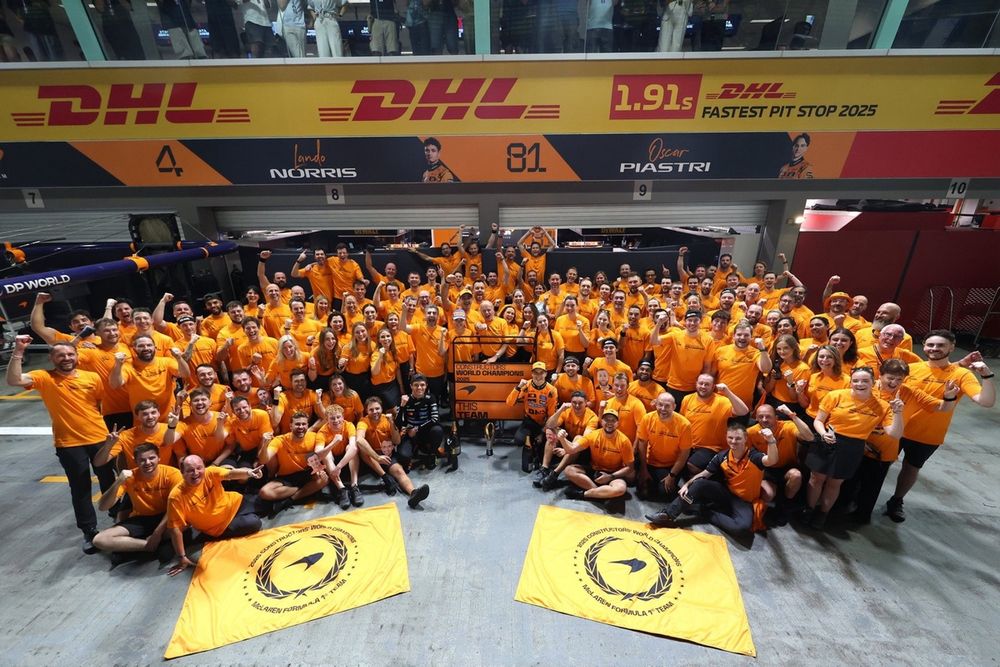 McLaren is back-to-back world constructors' champions with Mercedes power units