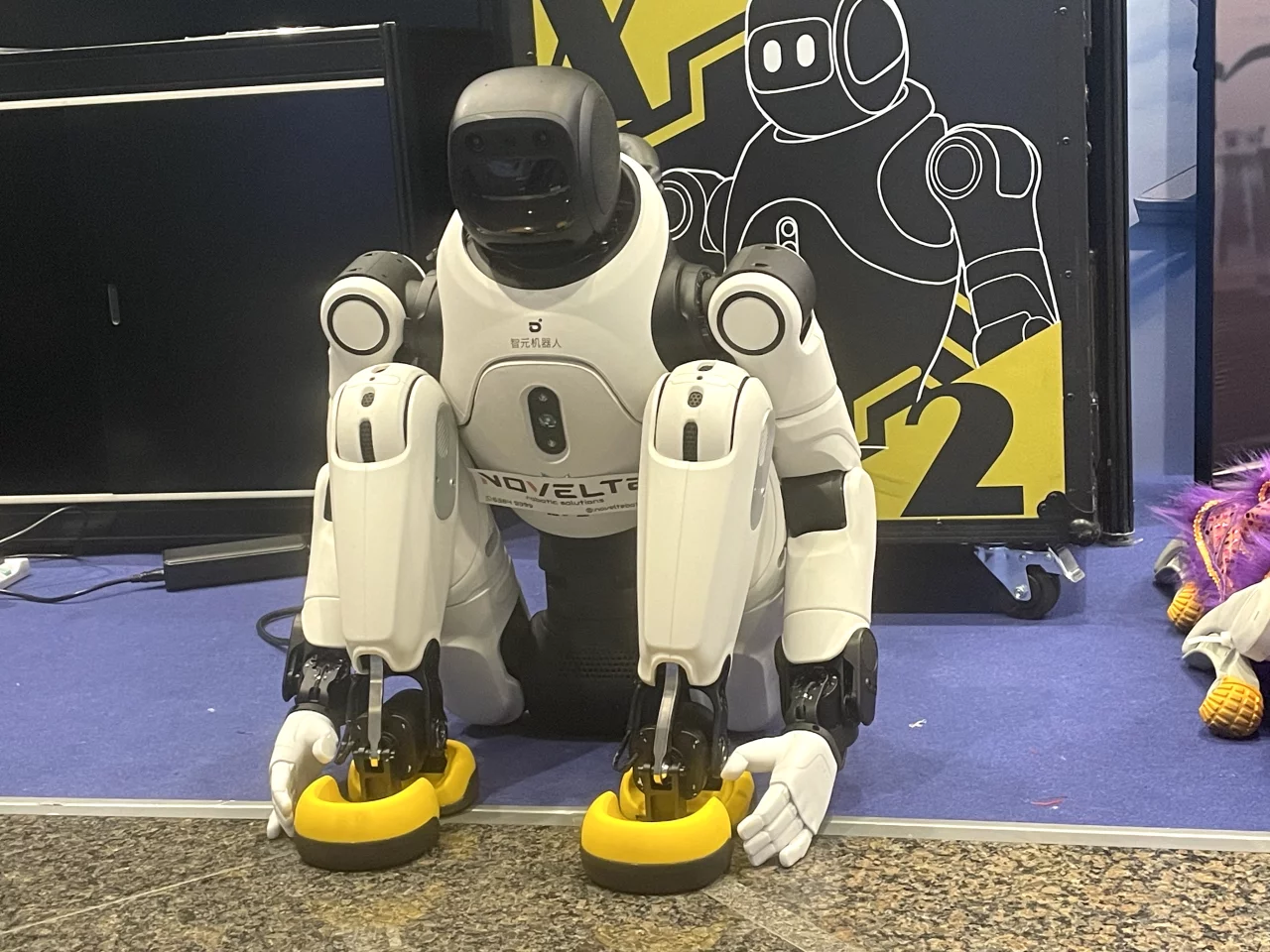 AgiBot's humanoid seemed far too relatable on InnoEx's third day