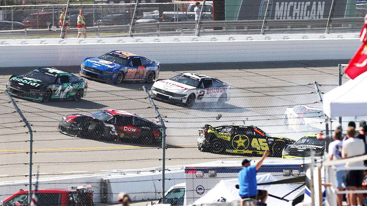 NASCAR's scariest wreck in years rocks garage, Earnhardt saves another one & Bubba Wallace lectures young star