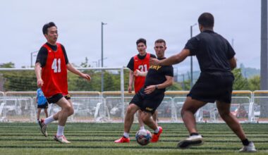 Soccer during KATUSA Friendship Week