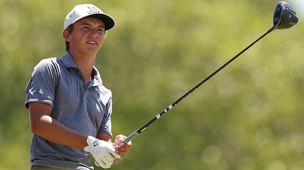 At 17, American Miles Russell qualifies for U.S. Open with Tiger Woods's son as caddie