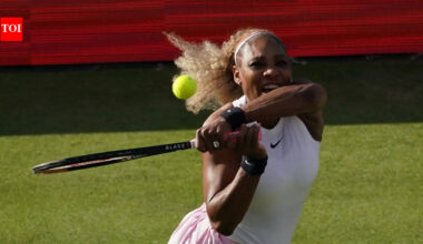 Serena Williams: Hitting 193 km/h at 44, Serena Williams' tennis return steals the show - Watch | Tennis News