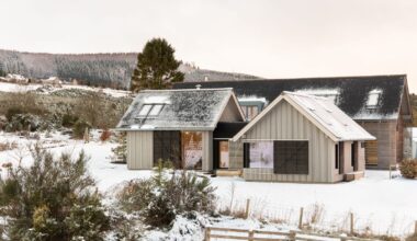 Sliding Window Shields Adjust Sunlight at This Scottish Country Home
