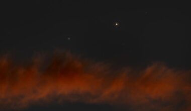 In Photos: See Venus And Jupiter’s Brilliant ‘Kiss’ In The Night Sky