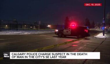 Calgary police charge suspect in the death of man in the city's SE last year