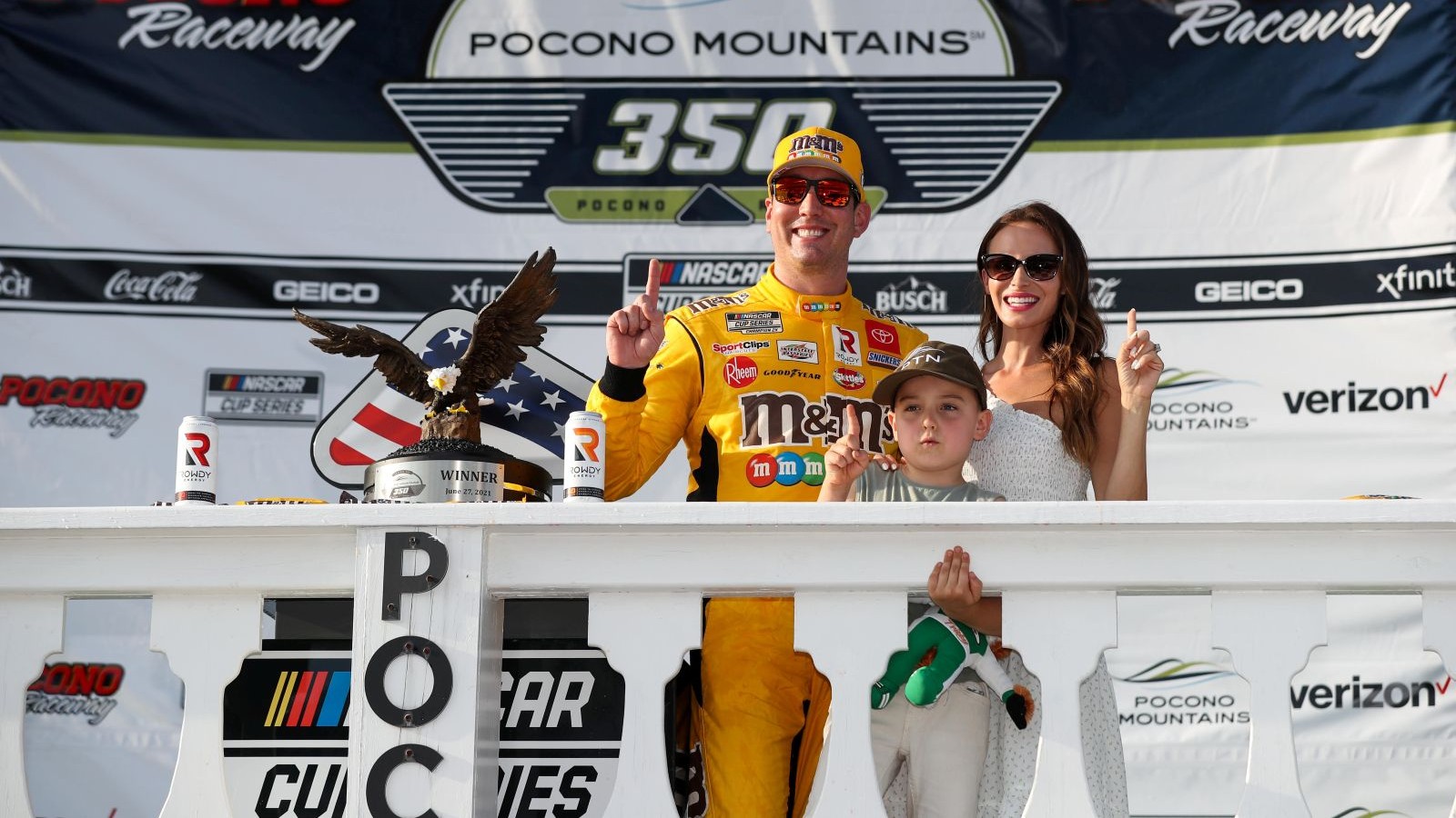 Samantha and Kyle Busch NASCAR