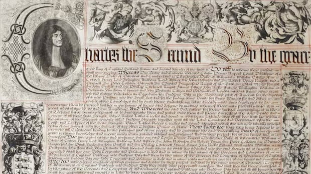 Hudson's Bay Company royal charter unveiled at Manitoba Museum in Winnipeg