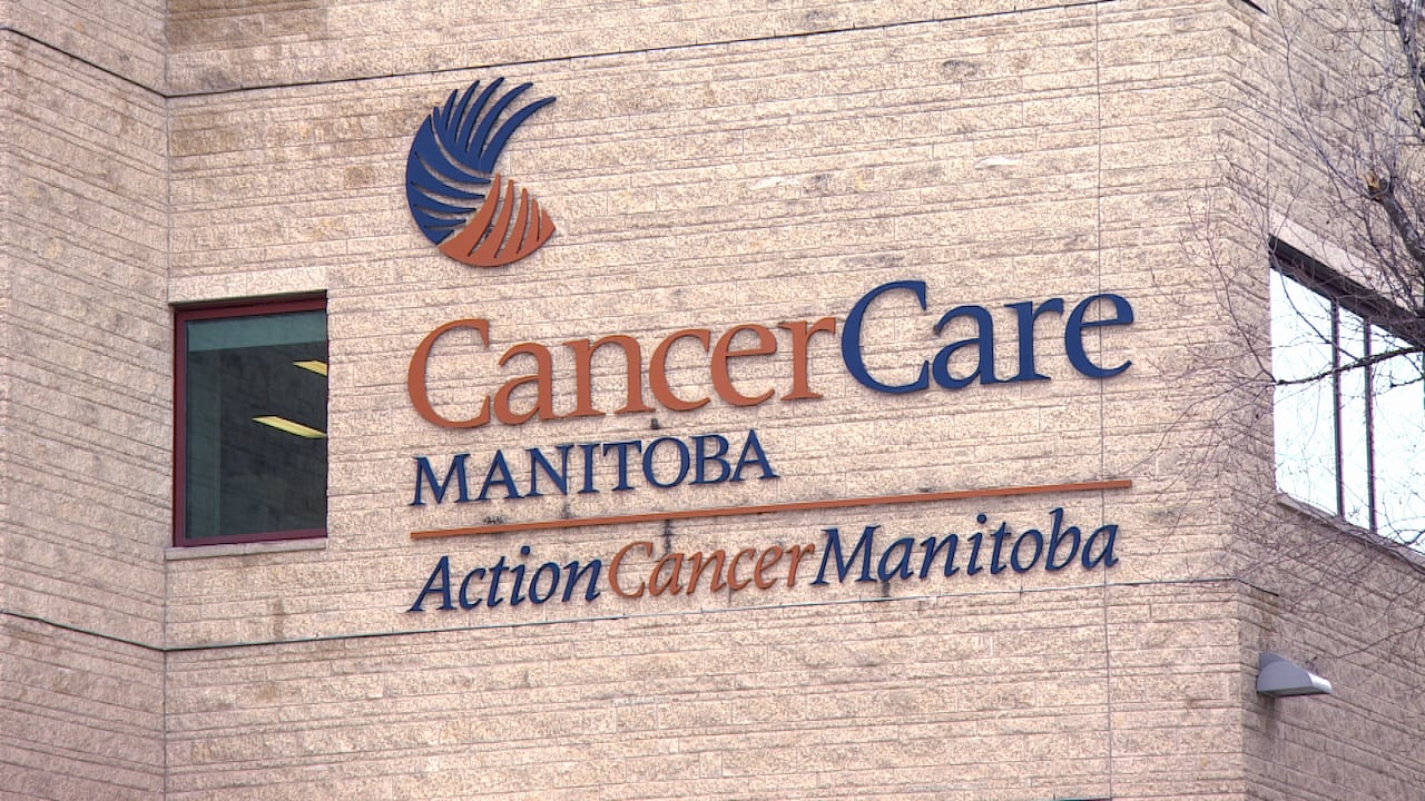 Brick exterior of the CancerCare Manitoba building