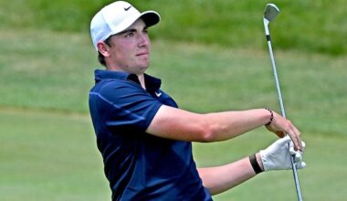 Newly minted U.S. pro Ben James leads Canadian Open through 2 rounds