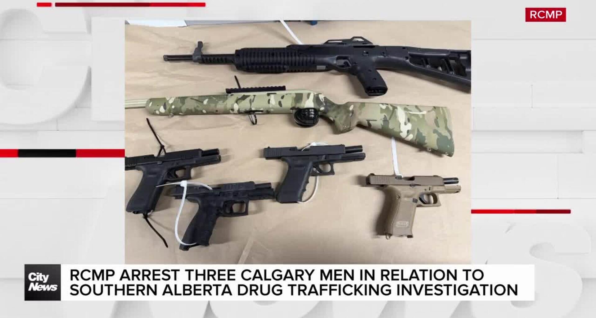 RCMP arrest Calgary men in relation to Southern Alberta drug trafficking investigation