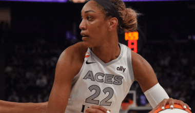 A'ja Wilson of the Las Vegas Aces WNBA
