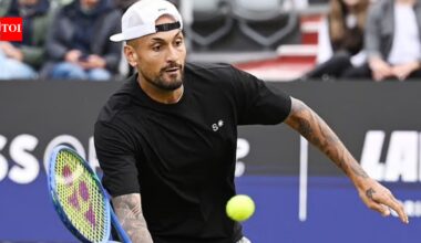 Nick Kyrgios sparks fresh controversy in Stuttgart comeback, chair umpire clash overshadows gritty defeat | International Sports News