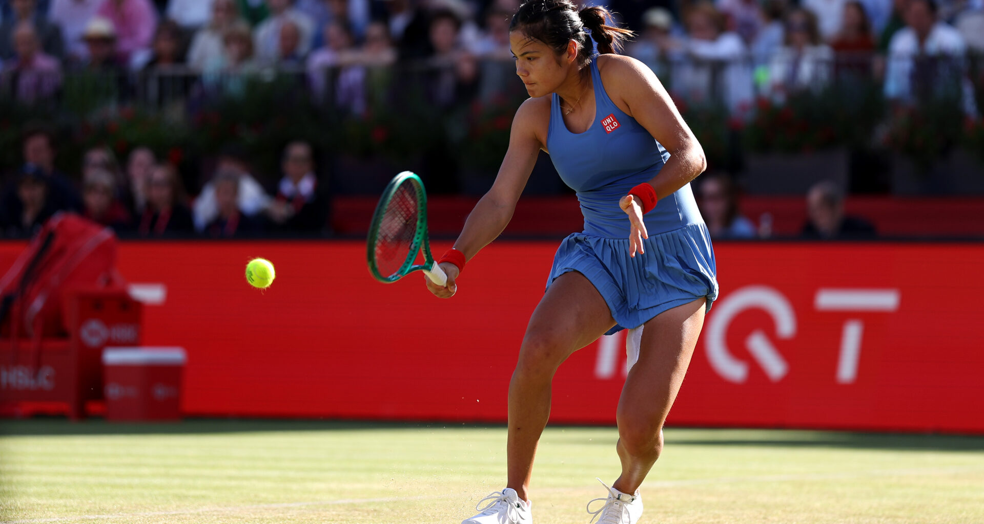 Raducanu pulls double duty to reach Queen's final, set first meeting with Vekic